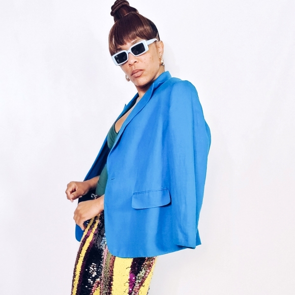 Tahari Jackets & Blazers - Aqua Blazer